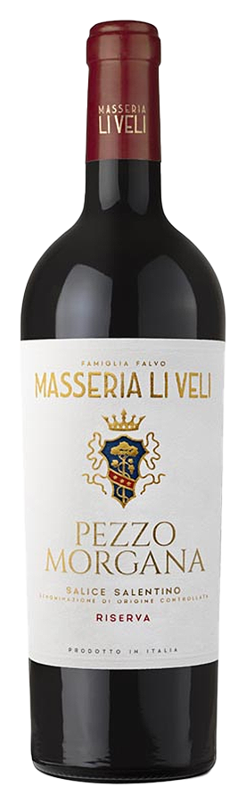 LI-VELI-Pezzo-Morgana-Salice-Salentino-Riserva-DOC-75cl Salice Salentino Riserva Pezzo Morgana de Li Veli - Bouteille de Vin rouge Biologique des Pouilles