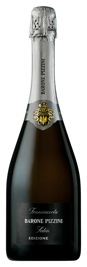 Franciacorta Satèn Brut Franciacorta Satèn Brut von Barone Pizzini - Flasche Schaumwein aus der Lombardei