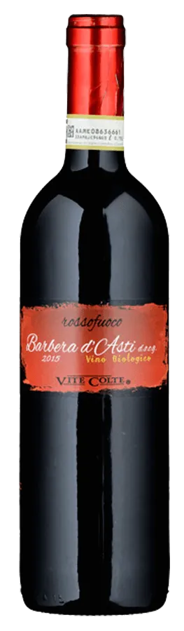 Barbera d'Asti Rosso Fuoco von Vite Colte - Flasche Rotwein Biologisch aus dem Piemont