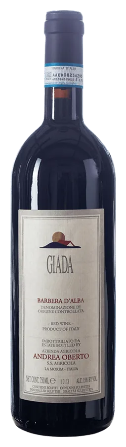 Giada, Barbera d'Alba Giada, Barbera d'Alba de Andrea Oberto - Bouteille de Vin rouge du Piémont