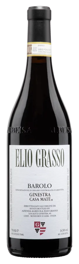 Barolo Ginestra Casa Maté de Elio Grasso - Bouteille de Vin rouge du Piémont