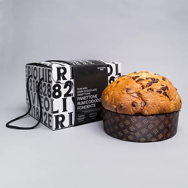 Panettone Rum e Cioccolato Fondente