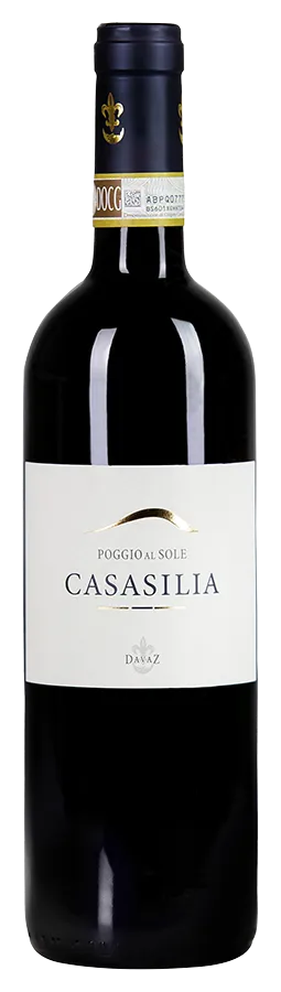 Chianti Classico Casasilia Gran Selezione von Poggio al Sole - Flasche Rotwein Biologisch aus der Toskana