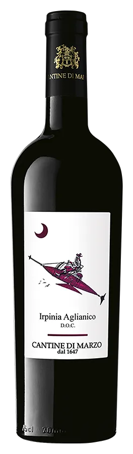 Irpinia Aglianico de Cantine di Marzo - Bouteille de Vin rouge de la Campagne