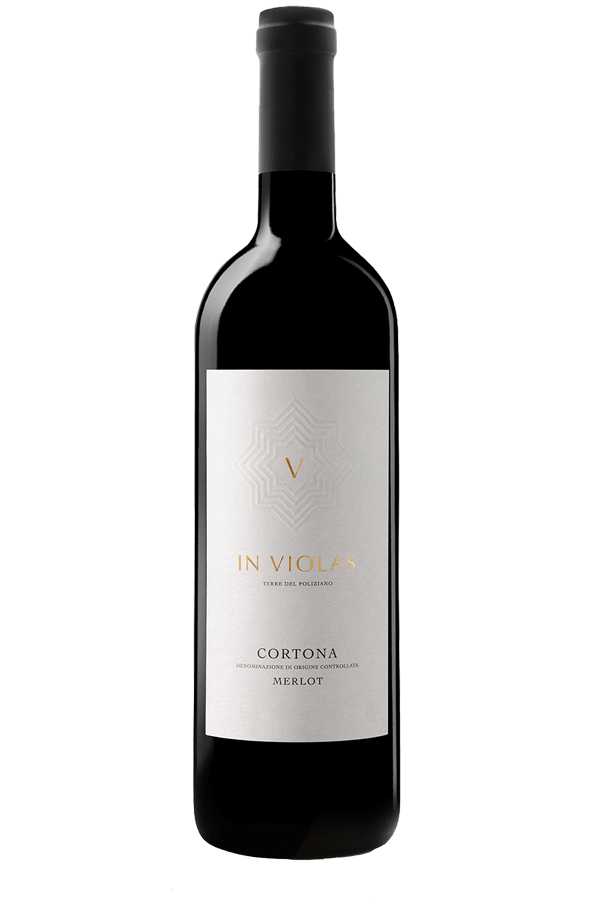 POLIZIANO-Merlot-Cortona-In-Violas-DOC-150cl Merlot Cortona in Violas von Poliziano - Flasche Rotwein Biologisch aus der Toskana