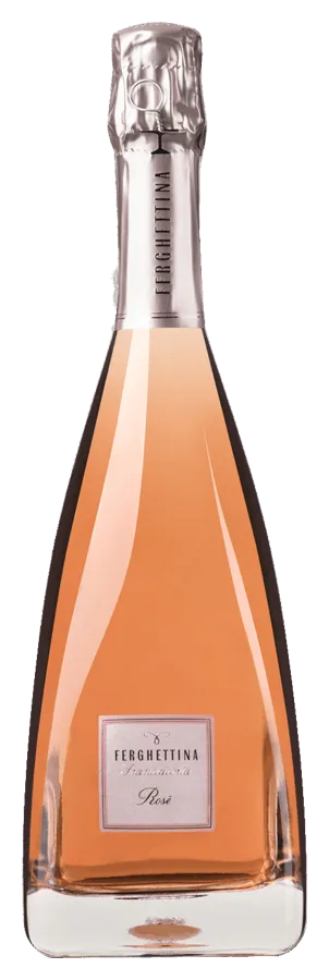 Franciacorta Rosé Brut von Ferghettina - Flasche Schaumwein aus der Lombardei
