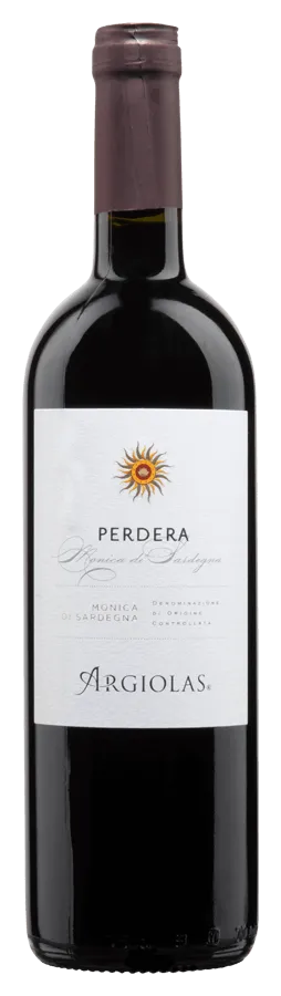 Perdera Monica di Sardegna de Antonio Argiolas - Bouteille de Vin rouge de la Sardegne