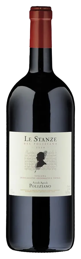 POLIZIANO-Le-Stanze-Toscana-Rosso-IGT-150cl Le Stanze del Poliziano von Poliziano - Flasche Rotwein Biologisch aus der Toskana
