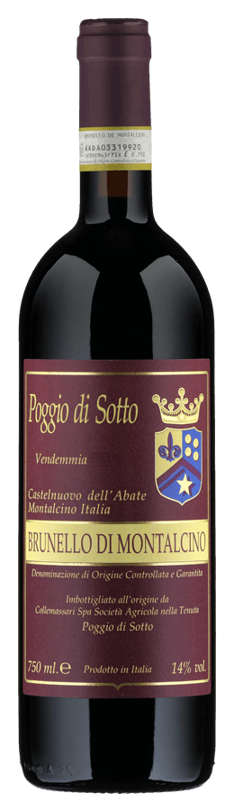 Brunello di Montalcino von Poggio di Sotto - Flasche Rotwein aus der Toskana