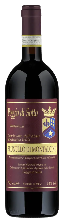 Brunello di Montalcino von Poggio di Sotto - Flasche Rotwein aus der Toskana