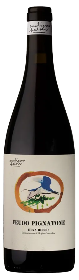 Etna Rosso Feudo Pignatone Etna Rosso Feudo Pignatore von Emiliano Falsini - Flasche Rotwein aus Sizilien