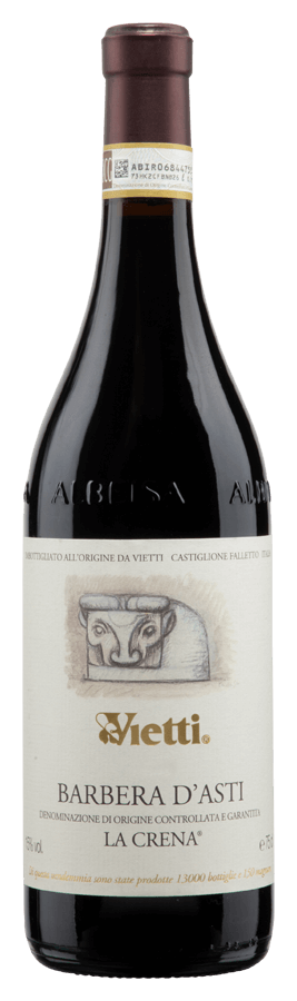 Barbera d'Asti La Crena von Vietti - Flasche Rotwein aus dem Piemont
