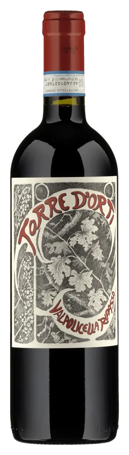 Valpolicella Superiore Ripasso von Torre d'Orti - Flasche Rotwein aus Venetien