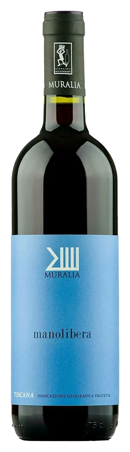 Manolibera Maremma Toscana Rosso de Muralia - Bouteille de Vin rouge Biologique de la Toscane