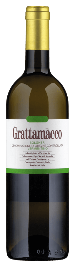 Grattamacco bianco Vermentino de Grattamacco - Bouteille de Vin blanc Biologique de la Toscane