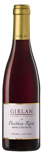 Kellerei-Girlan-Pasithea-Rosa-37cl Pasithea Rosa Rosenmuskateller Alto Adige von Kellerei Girlan - Flasche Dessertwein aus dem Südtirol