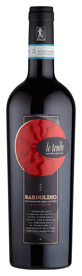 LE-TENDE-Bardolino-Classico-DOC-75cl Bardolino Classico von Le Tende - Flasche Rotwein Biologisch aus Venetien