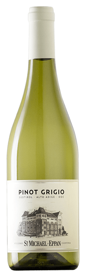 Pinot Grigio Alto Adige von St. Michael-Eppan - Flasche Weisswein aus dem Südtirol