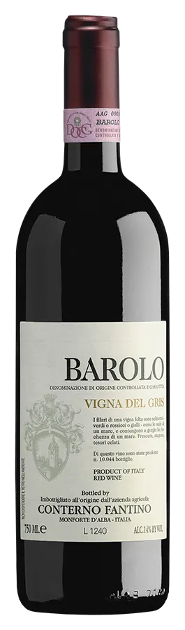 Barolo Vigna del Gris Barolo Vigna del Gris von Conterno Fantino - Flasche Rotwein aus dem Piemont