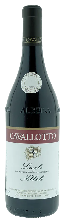 Langhe Nebbiolo von Cavallotto Bricco Boschis - Flasche Rotwein Biologisch aus dem Piemont