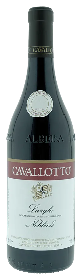 Langhe Nebbiolo Langhe Nebbiolo von Cavallotto Bricco Boschis - Flasche Rotwein Biologisch aus dem Piemont