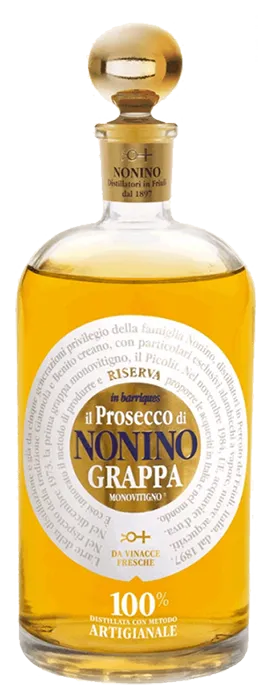 grappa-il-prosecco-invecchiata-nonino Grappa Il Prosecco Riserva von Nonino - Flasche Grappa aus dem Friaul