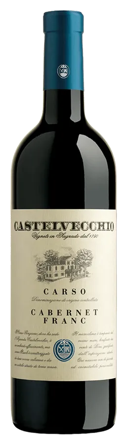 cabernet-franc-carso-castelvecchio-doc-75cl Carso von Castelvecchio - Flasche Rotwein Biologisch aus dem Friaul