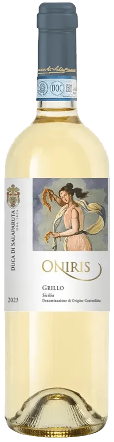 Oniris Bianco Grillo von Duca di Salapatura - Flasche Weisswein aus Sizilien
