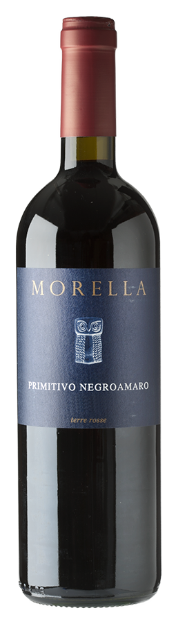 Primitivo Negroamaro de Morella - Bouteille de Vin rouge des Pouilles