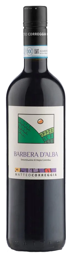 Barbera d'Alba von Matteo Correggia - Flasche Rotwein Biologisch aus dem Piemont
