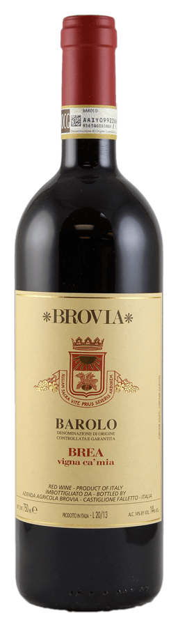 Barolo Brea 'Ca' Mia' von Az. Agr. Brovia - Flasche Rotwein aus dem Piemont
