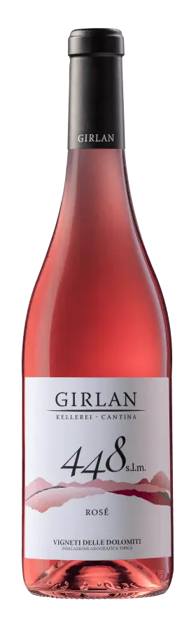 kellerei-girlan-448-slm-rose-75cl 448 s.l.m. Rosé Vigneti delle Dolomiti von Kellerei Girlan - Flasche Roséwein aus dem Südtirol