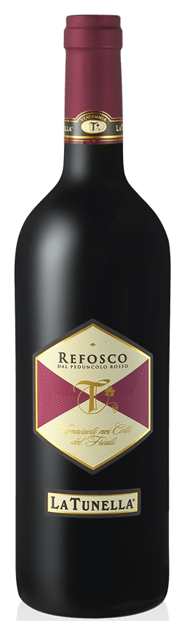 Refosco dal Peduncolo von La Tunella - Flasche Rotwein aus dem Friaul