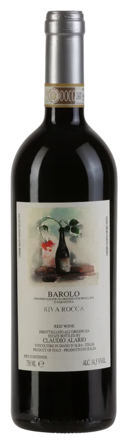 Barolo Riva Rocca von Claudio Alario - Flasche Rotwein aus dem Piemont