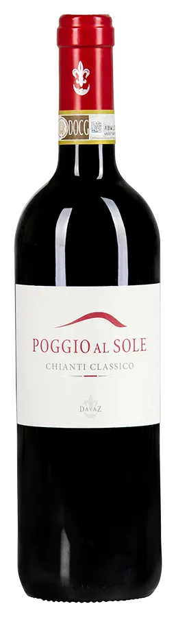 Chianti Classico annata de Poggio al Sole - Bouteille de Vin rouge Biologique de la Toscane