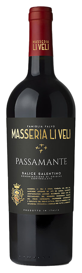 Salice Salentino Passamante de Li Veli - Bouteille de Vin rouge Biologique des Pouilles