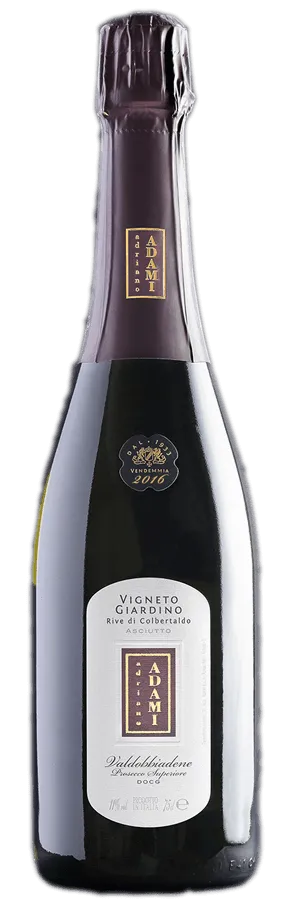 adami-vigneto-giardino-asciutto-valdobbiadene-rive-colbertaldo-docg-75cl VIGNETO GIARDINO Dry Valdobbiadene Prosecco Superiore Rive di Colbertaldo von Adami - Flasche Schaumwein aus Venetien