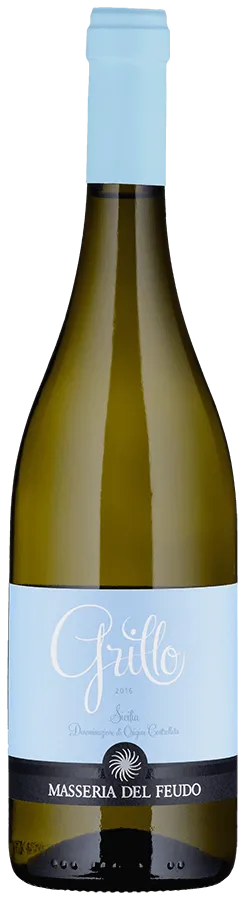 Grillo Sicilia von Masseria del Feudo - Flasche Weisswein Biologisch aus Sizilien