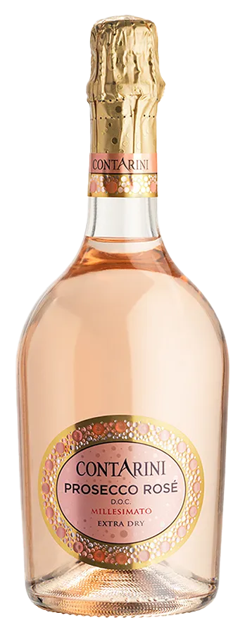Prosecco Rosé Millesimato Extra Dry Prosecco Rosé Millesimato Extra Dry de Contarini - Bouteille de Vin rosé de Vénétie