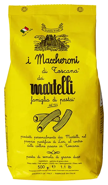 i Maccheroni I Maccheroni di Toscana von Martelli Pasta - 500g Verpackung von Pasta aus Hartweizen aus Italien