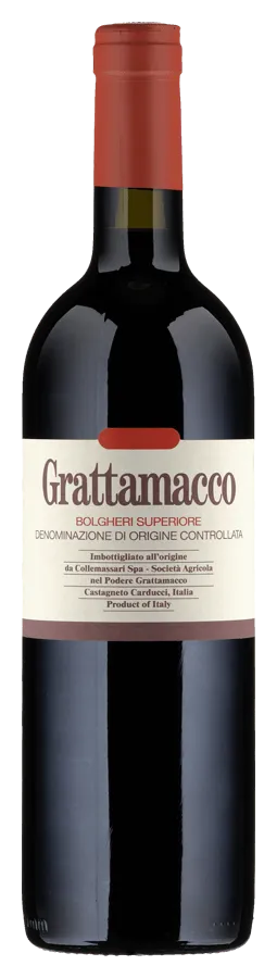 Grattamacco Bolgheri Superiore von Grattamacco - Flasche Rotwein Biologisch aus der Toskana