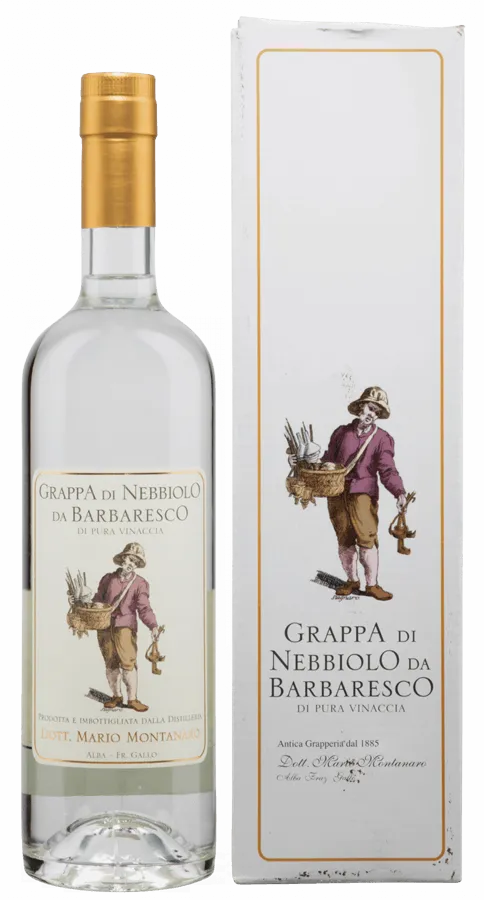 grappa-nebbiolo-barbaresco-mario-montanaro-alba-piemonte Grappa di Nebbiolo da Barbaresco de Mario Montanaro - Bouteille de Grappa du Piémont