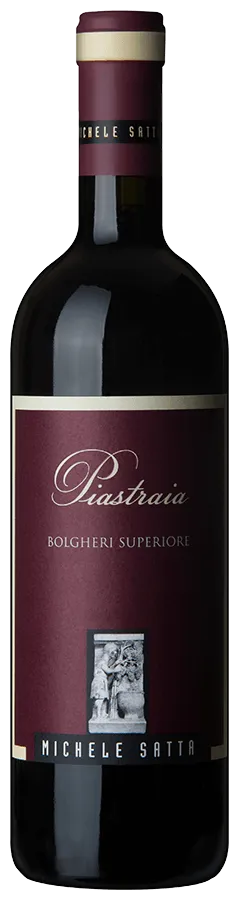 Piastraia de Michele Satta - Bouteille de Vin rouge de la Toscane
