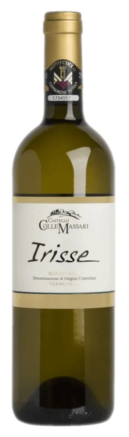 Irisse Vermentino de Colle Massari - Bouteille de Vin blanc Biologique de la Toscane