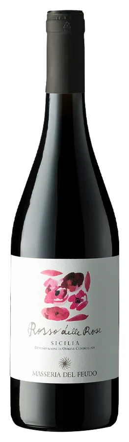 Nerello Mascalese & Frappato Rosso delle Rose Nerello Mascalese & Frappato Rosso delle Rose von Masseria del Feudo - Flasche Rotwein aus Sizilien
