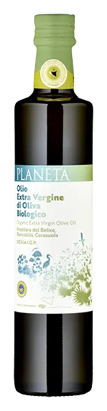 Olio extra vergine d'oliva Olio extra vergine d'oliva biologico von Planeta - Flasche 0,5l Olivenöl aus Sizilien