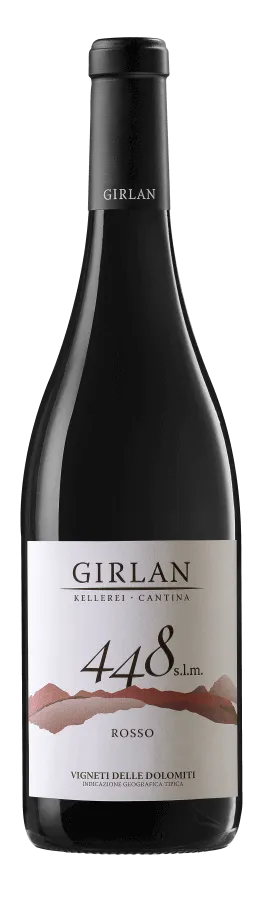 Kellerei-Girlan-448-slm-Rosso-Vigneti-delle-Dolomiti-75cl 448 s.l.m. Rosso Vigneti delle Dolomiti de Kellerei Girlan - Bouteille de Vin rouge du Tyrol du sud