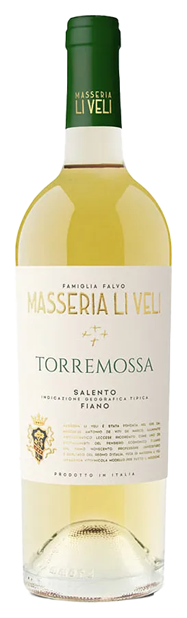 Torremossa Salento Fiano de Li Veli - Bouteille de Vin blanc Biologique des Pouilles