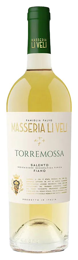 Torremossa Salento Fiano Torremossa Salento Fiano de Li Veli - Bouteille de Vin blanc Biologique des Pouilles