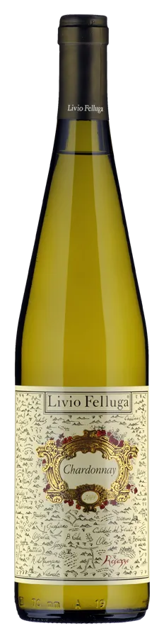 Chardonnay Colli Orientali von Livio Felluga - Flasche Weisswein aus dem Friaul